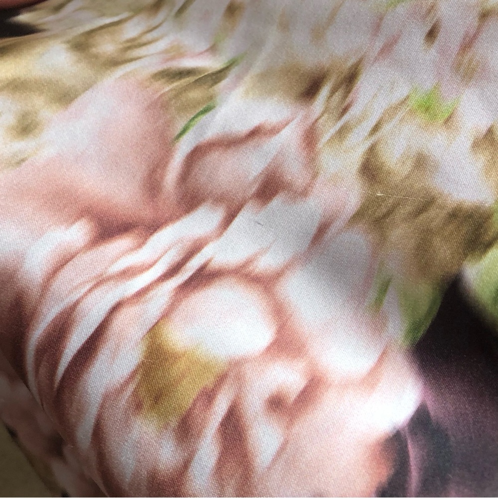🤩💕 Sz8 Reformation The Collection Silk Pink on Black floral dress - Picture 12 of 15